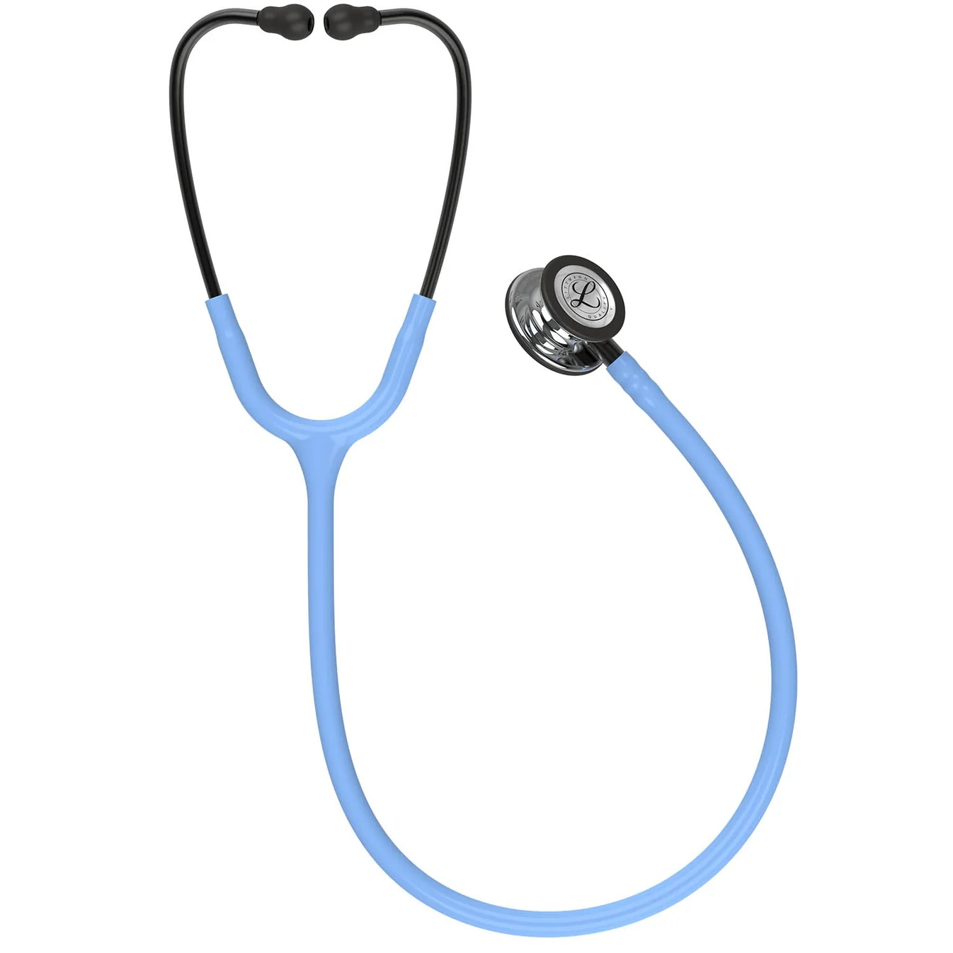 3M™ Littmann® Classic III™ Stethoscope – Ceil blue tube & Mirror finish chest piece #5959 - Image 2