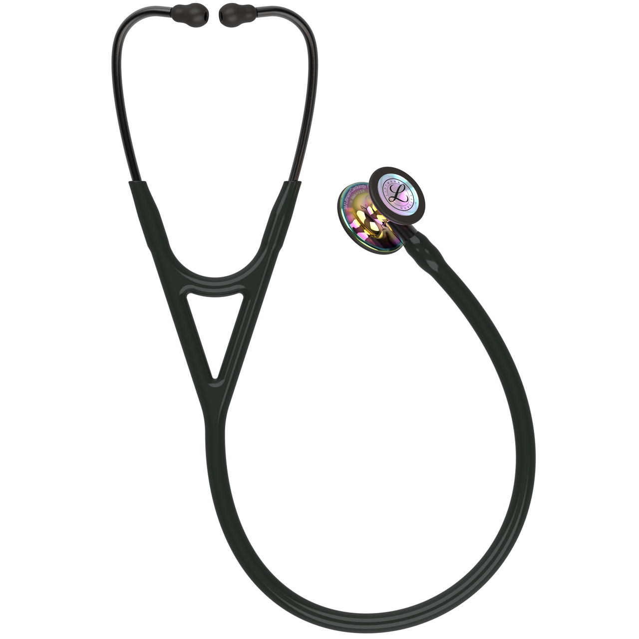 3M™ Littmann® Cardiology IV™ – Black tube & Polished rainbow finish chest piece #6240 - Image 2