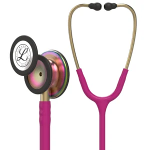 3M™ Littmann® Classic III™ Stethoscope – Raspberry tube & Rainbow finish chest piece 5806