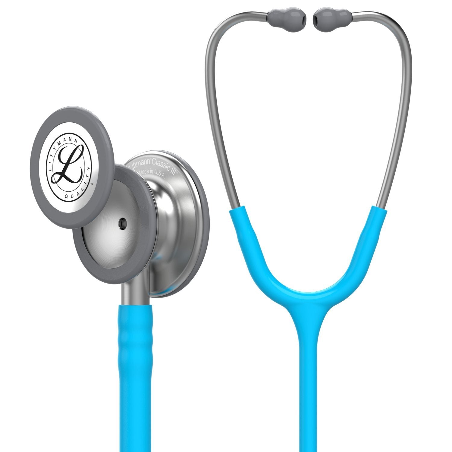 3M™ Littmann® Classic III™ Stethoscope – Turquoise tube & Silver chest piece #5835