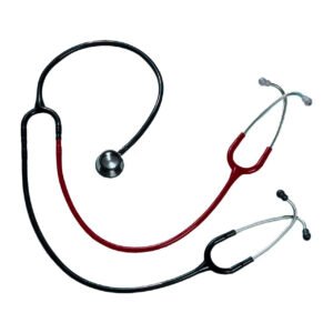 3M™ Littmann® Classic II S.E. Teaching Stethoscope, Black and Burgundy Tube, 40 inch #2138