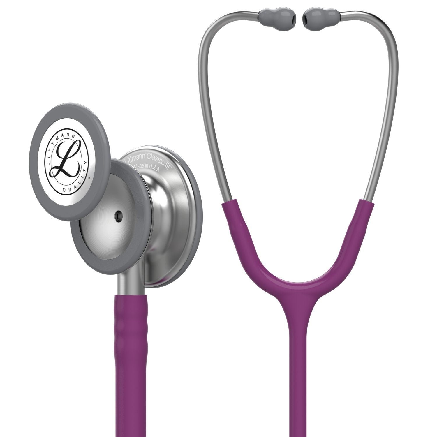 3M™ Littmann® Classic III™ Stethoscopes , Plum / Purple Tube, Stainless-finish Chestpiece #5831