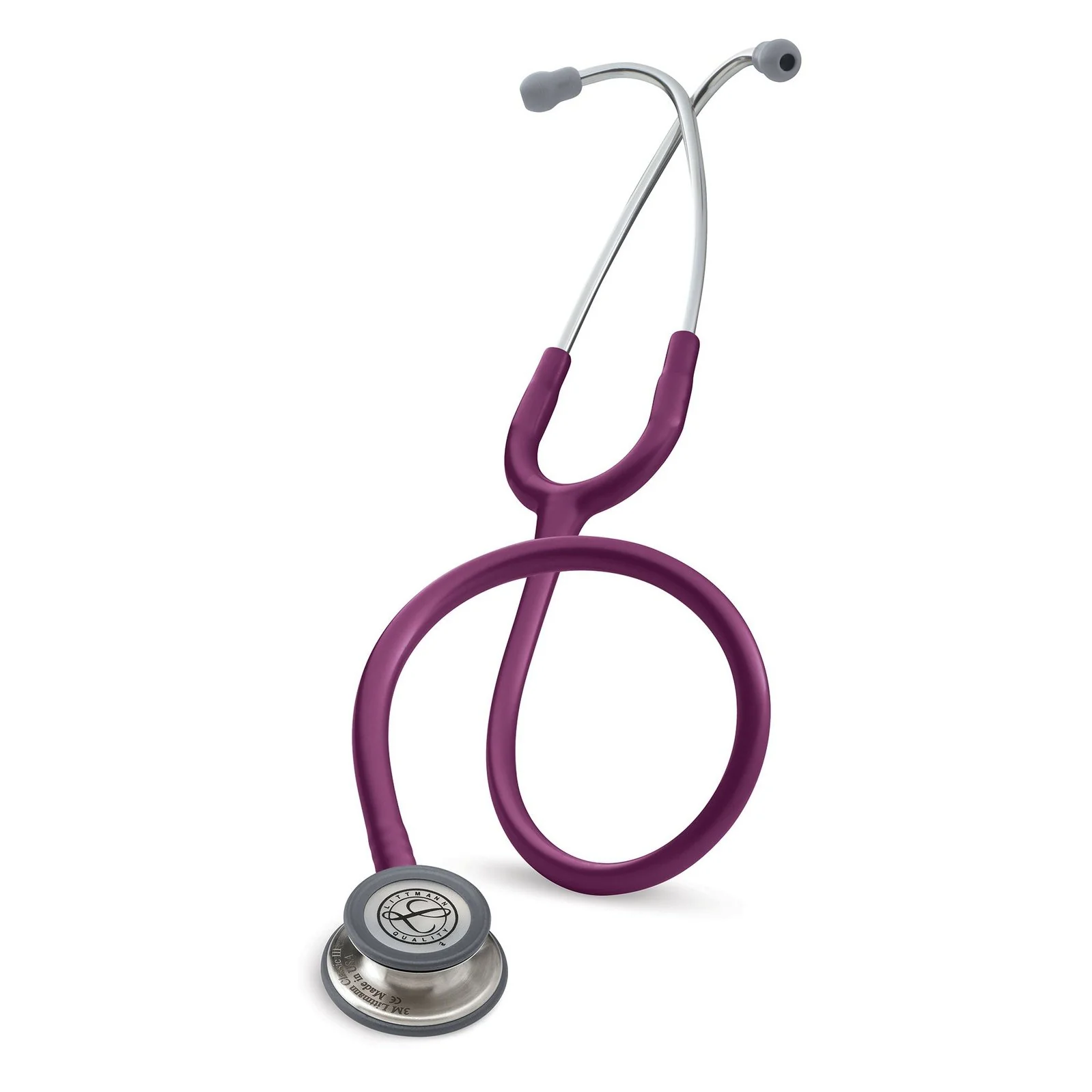 3M™ Littmann® Classic III™ Stethoscopes , Plum / Purple Tube, Stainless-finish Chestpiece #5831 - Image 2