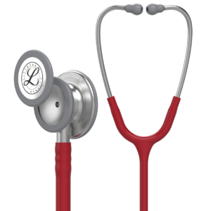 3M™ Littmann® Classic III™ Stethoscopes , Burgundy Tube, Stainless-finish Chestpiece #5627