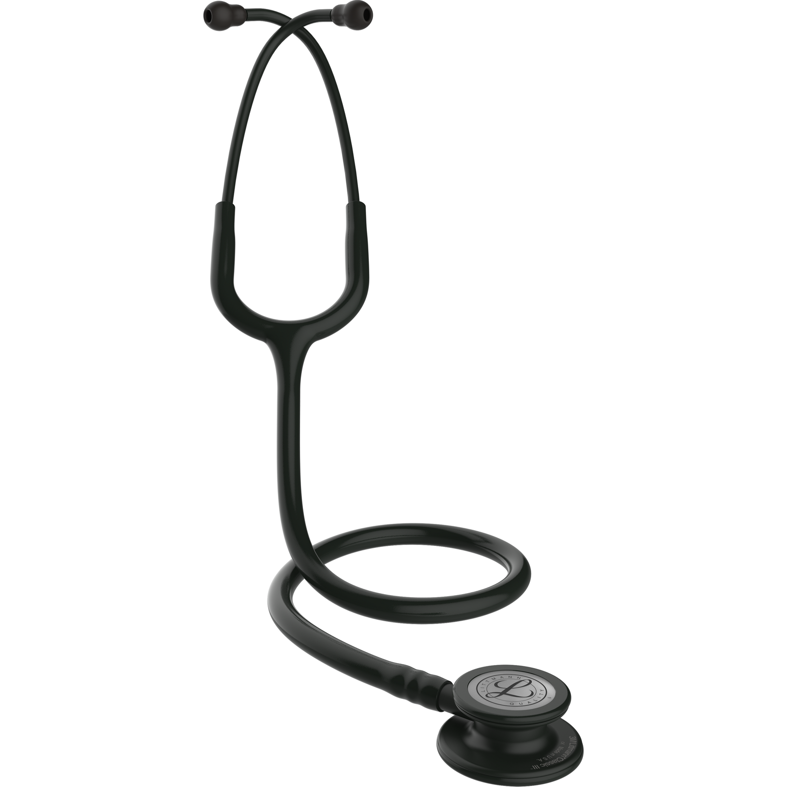 3M™ Littmann® Classic III™ Stethoscopes , Black Tube, Matt Black finish Chestpiece #5803 - Image 2