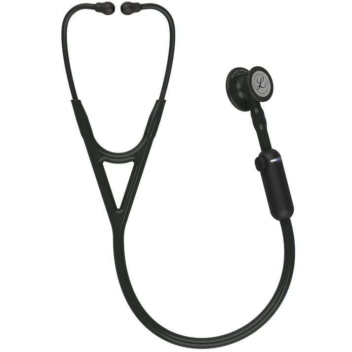 ⁦3M™ Littmann® CORE Digital – Black tube & Matte black chest piece #8480⁩ - الصورة ⁦4⁩