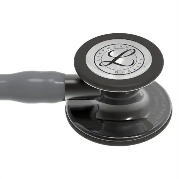 3M Littmann Cardiology IV polished smoke chest piece front view — VivaMedix