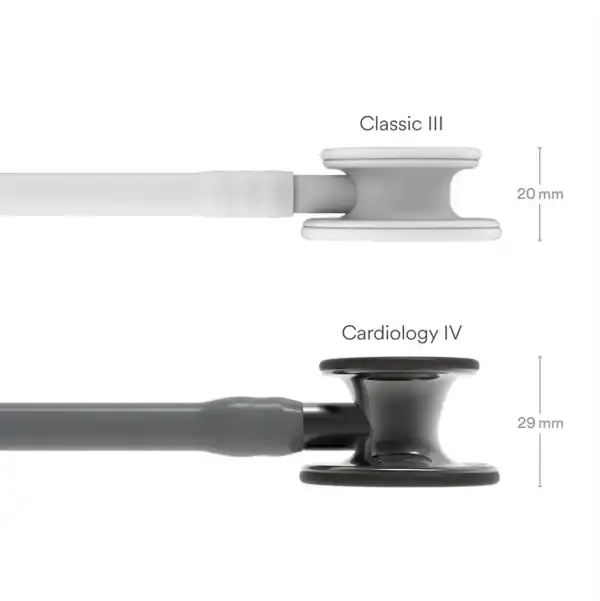 3M Littmann Cardiology IV vs Classic III size comparison — VivaMedix Egypt