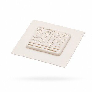 Side angle of the VivaMedix MicroSuture pad for ophthalmology and microsurgery training